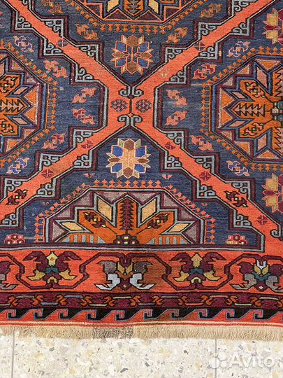 Ковер 163/11. Антикварный сумах конца 19 века.Шерс