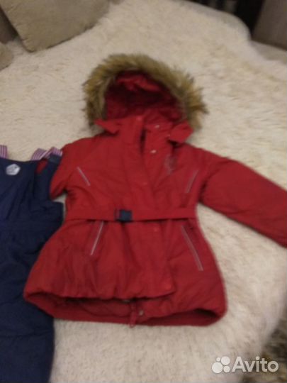 Костюм теплый для девочки 9-11 лет