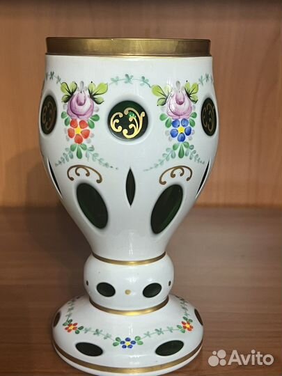 Ваза Чешская,двух стройная.оргинал