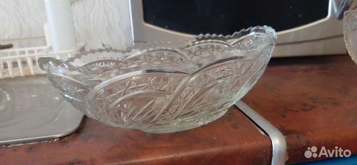 Конфетница хрусталь СССР