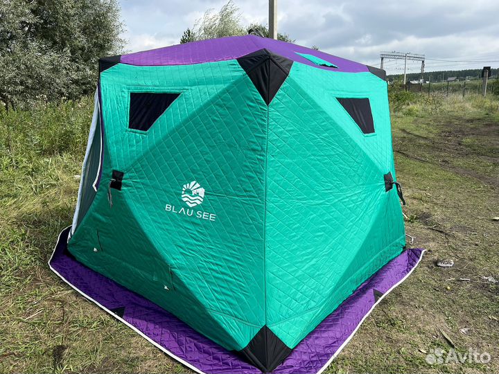 Палатка куб Blau See 220 (палатка и пол)