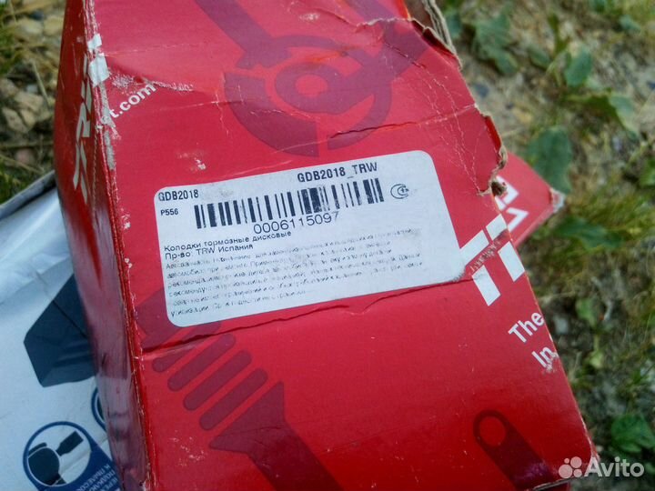 TRW Испания - колодки Renault Logan / Sandero