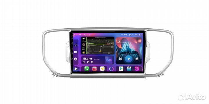 Магнитола андроид Kia Sportage 4 16-18 FarCar 6/12