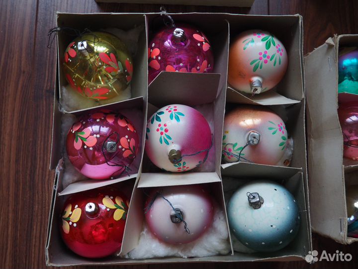Елочные Игрушки Шары СССР