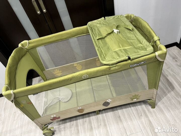 Манеж-кровать 2в1