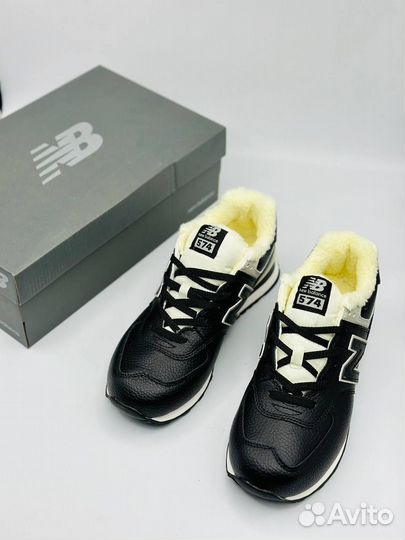 New balance 574 зимние (42)