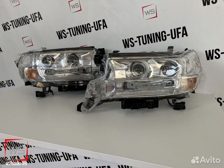 Фары на toyota land cruiser 200 R736
