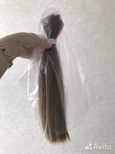 Продаю детский волос(40 см).Красивый цвет