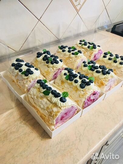 Меренговый рулет