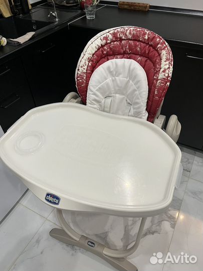 Детский стульчик для кормления chicco polly magic