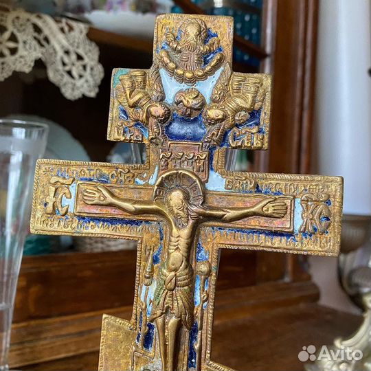 Крест с молитвой 19 век