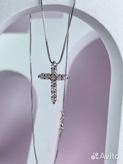 Колье крестик