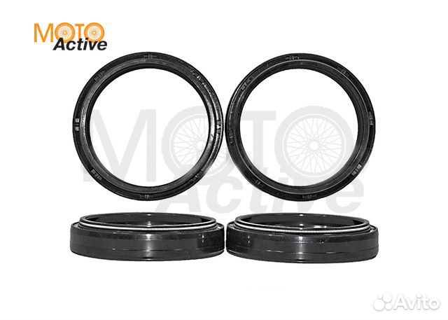 Сальники переднего амортизатора 48x57.8x9.5/12 ком