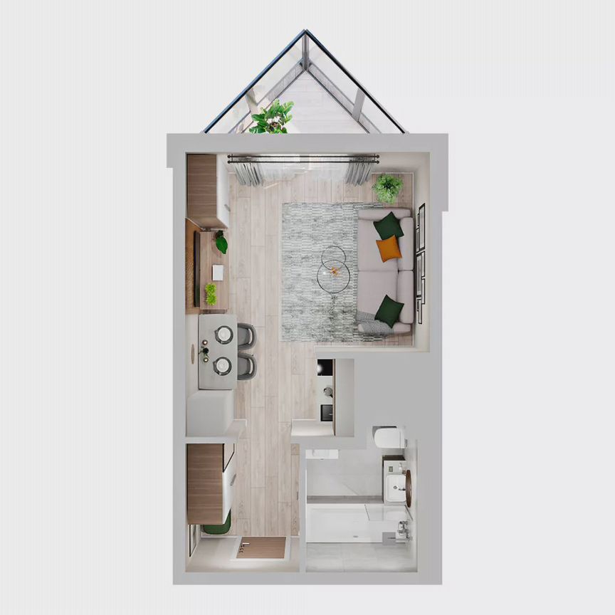 Квартира-студия, 23,1 м², 16/19 эт.
