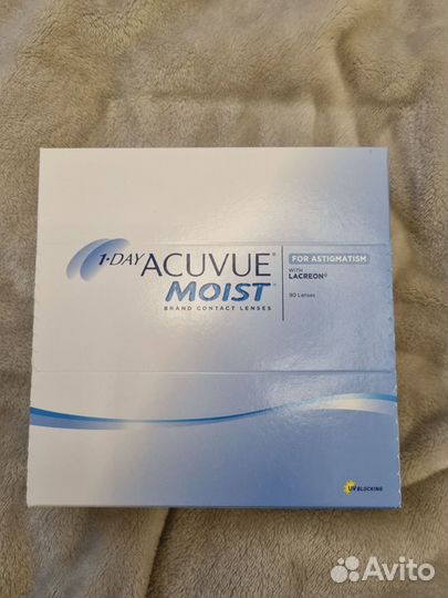 Линзы 1-day Acuvue moist for astigmatism