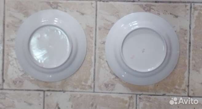 2е тарелки,плоские.вмф