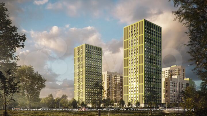 1-к. квартира, 35,9 м², 22/25 эт.