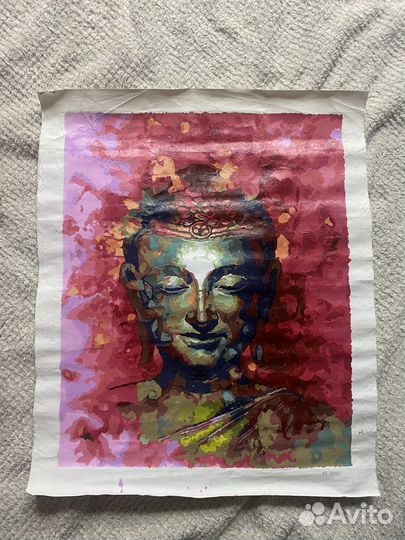 Картина холст Будда