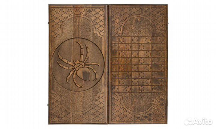 Нарды резные Паук 2 Ustyan