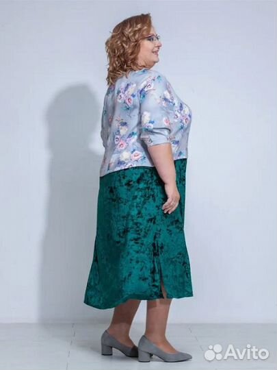 Суперское стильное трендовое платье Россия р.56-58