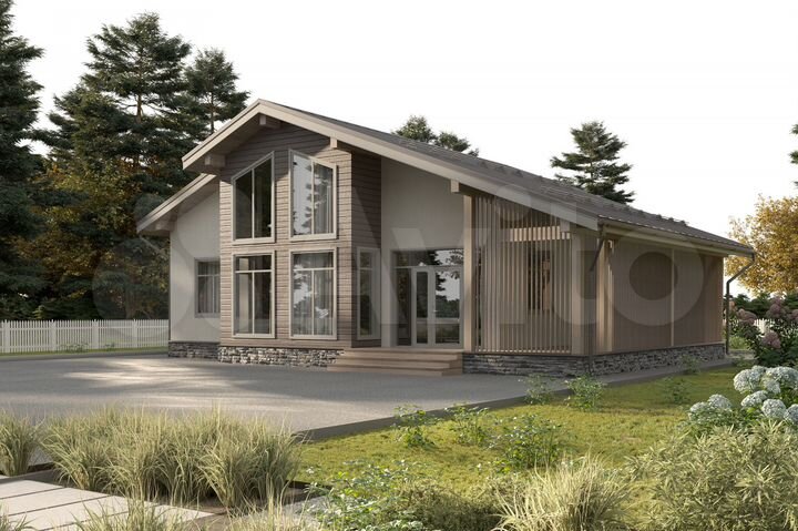 Дом 166,5 м² на участке 12 сот.