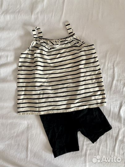 Костюм летний топ шорты h&m 86 размер