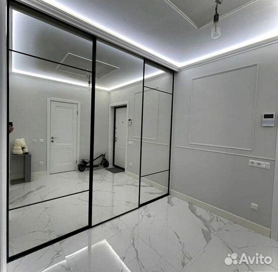 Стеклянная перегородка