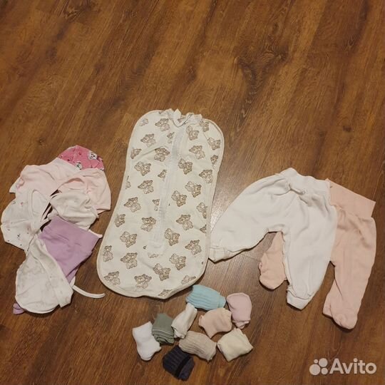 Пакет вещей на девочку 50 56