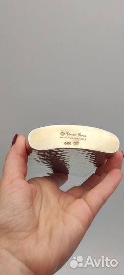 Фляга винтажная 120 ml олово серебрение Англия, Н1