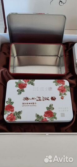 Новая подарочная коробка для чая с 4 банками