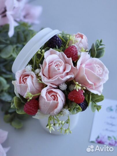 Букет из мыла