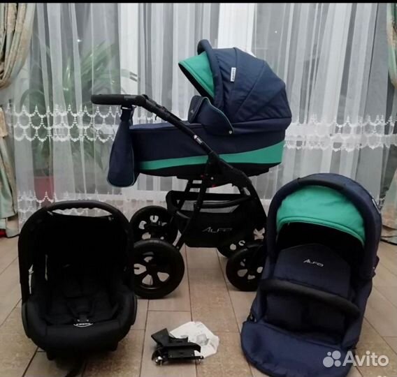 Детская коляска 3 в 1 Riko Basik