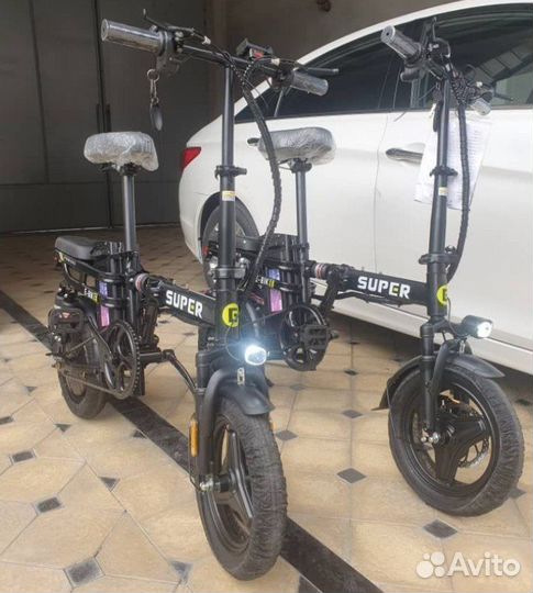 Электровелосипед складной