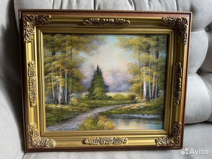 Картина маслом на холсте пейзаж