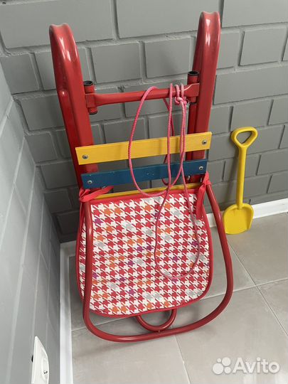 Санки детские с матрасиком