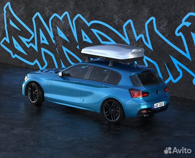 Автобокс на крышу BMW 1. Люкс Ирбис
