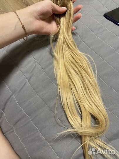 Волосы для наращивания славянка 45 см