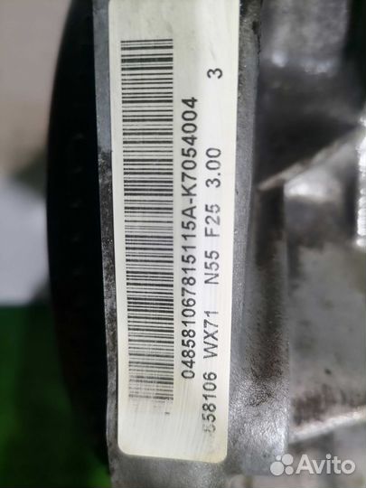 Двс BMW X3 F25 3.5 N55B30A