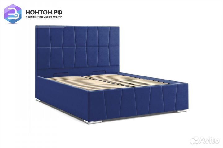 Кровать Пассаж синяя
