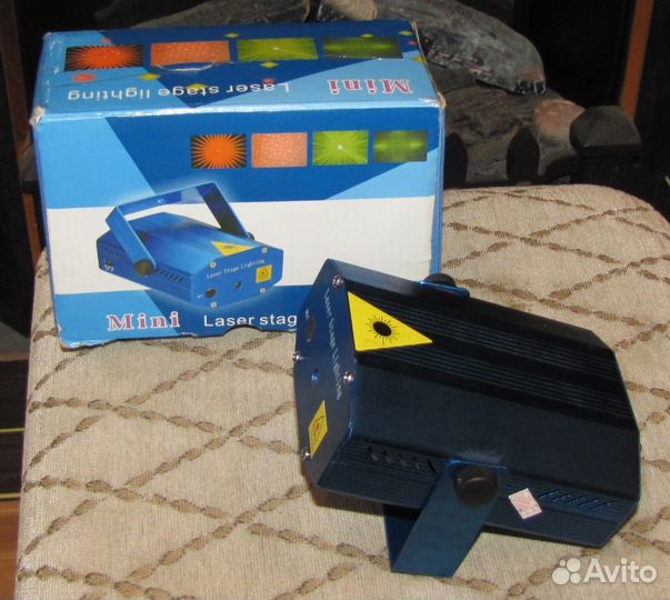 Лазер Светомузыка Pro Mini LED GR-150mW Mic Strob