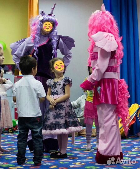 Костюмы аниматорам пони Искорка и Пинки пай