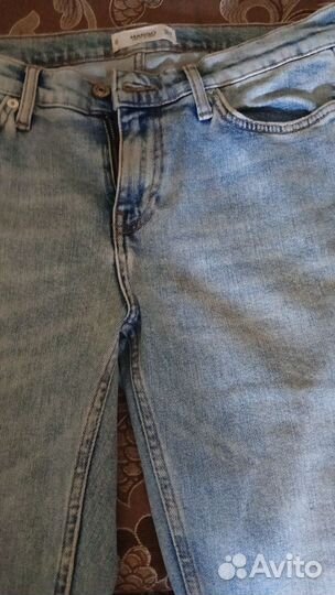 Джинсы mango 38 голубые