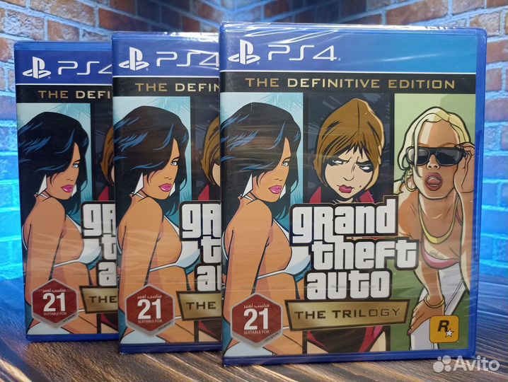 GTA Trilogy PS4 Новый диск