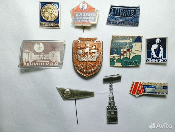 Значок СССР города