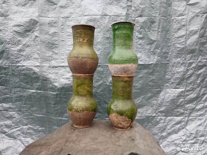 Кринки глиняные старинные