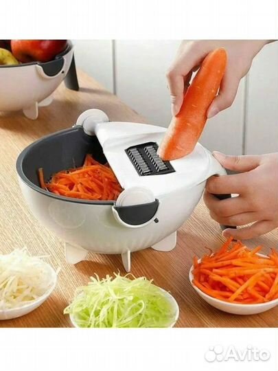 Овощерезка ручная + очиститель в подарок