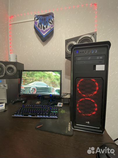 Игровой пк + rgb клавиатура