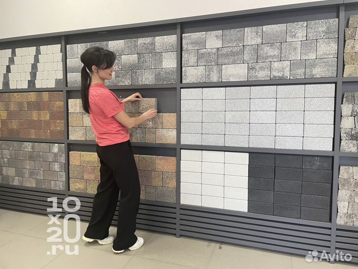 Тротуарная плитка, бордюры, газонная решетка