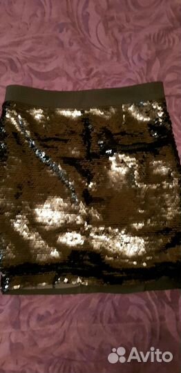 Юбка с пайетками Breal новая р.S