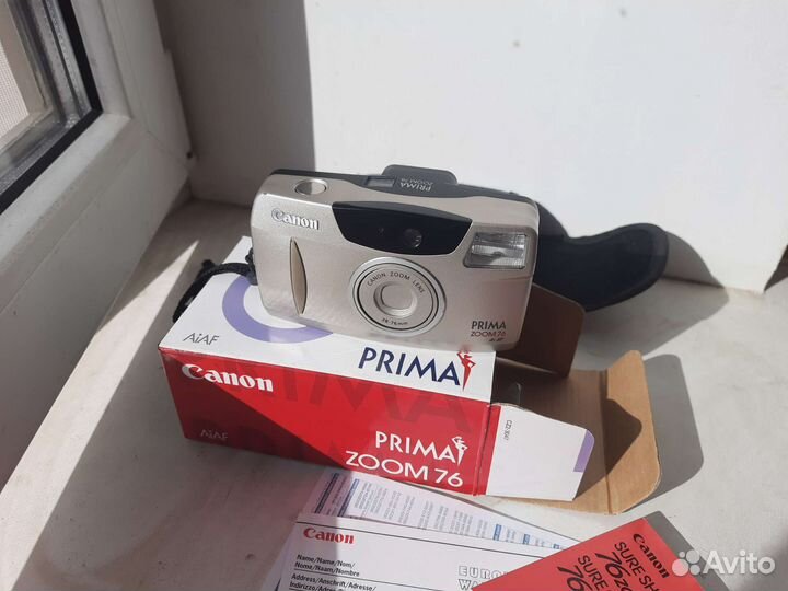 Пленочный фотоаппарат canon prima